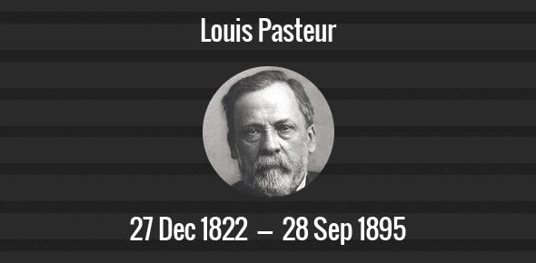 Louis Pasteur Death Anniversary